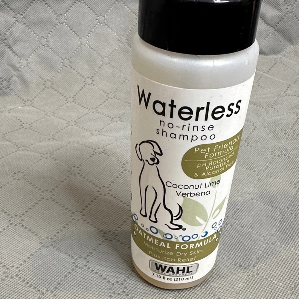 Wahl Waterless No Rinse Pet Shampoo Coconut Lime Verbena Scent NWOT Oatmeal